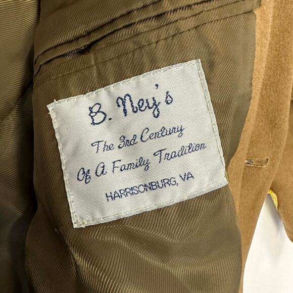 Haspel 100% Cashmere Camel Blazer Size 44L - Picture 6 of 9